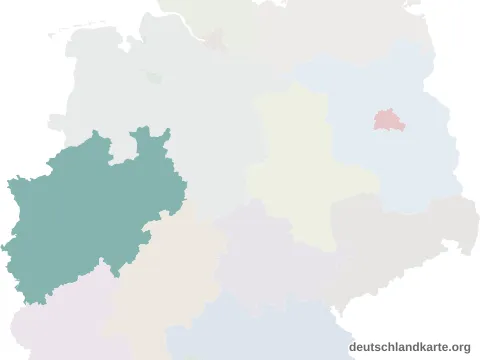 Vorschau: Lagekarte vom Kreis Coesfeld