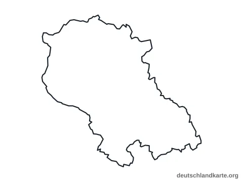 Vorschau: Umrisskarte vom Kreis Coesfeld