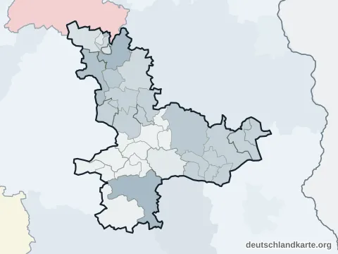 Vorschau: Verwaltungsgliederung vom Landkreis Dahme-Spreewald