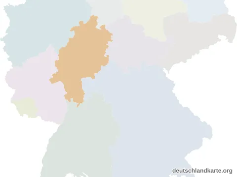Vorschau: Lagekarte vom Landkreis Darmstadt-Dieburg