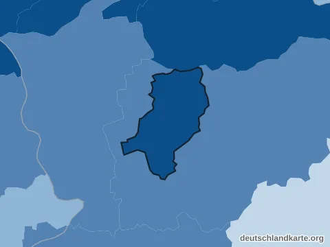 Vorschau: Bevölkerungsdichte von der kreisfreien Stadt Darmstadt