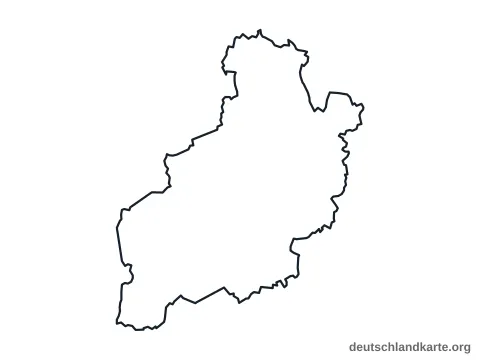 Vorschau: Umrisskarte vom Landkreis Diepholz