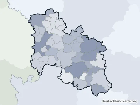 Vorschau: Verwaltungsgliederung vom Landkreis Donau-Ries