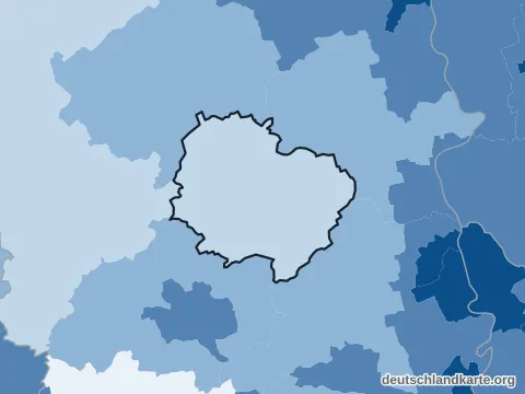 Vorschau: Bevölkerungsdichte vom Donnersbergkreis