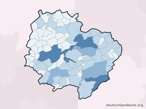 Vorschau: Einwohnerkarte vom Donnersbergkreis