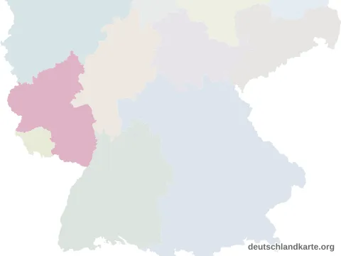 Vorschau: Lagekarte vom Donnersbergkreis