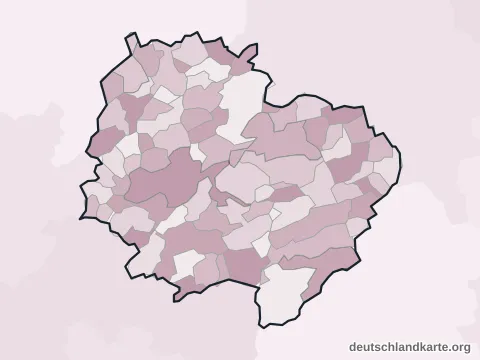 Vorschau: Ortskarte vom Donnersbergkreis