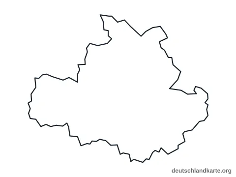 Vorschau: Umrisskarte von der kreisfreien Stadt Dresden