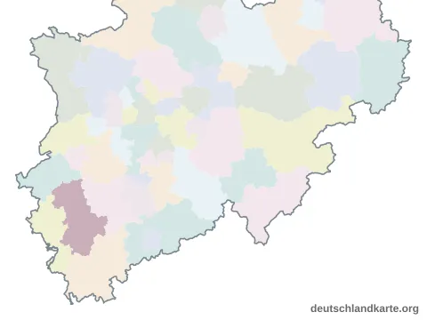 Karte: Kreis Düren in Nordrhein-Westfalen