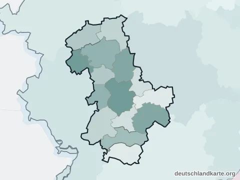Vorschau: Ortskarte vom Kreis Düren