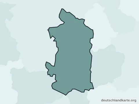 Vorschau: Ortskarte von der kreisfreien Stadt Duisburg