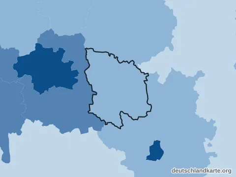 Vorschau: Bevölkerungsdichte vom Landkreis Ebersberg
