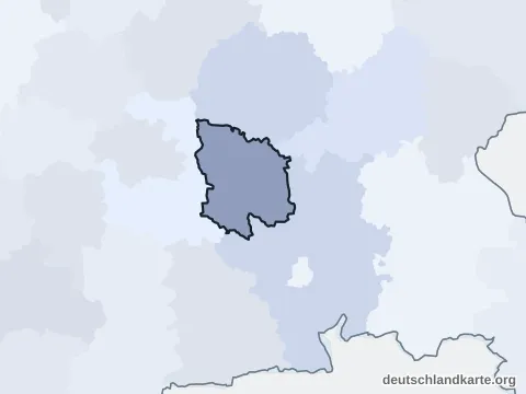 Vorschau: Nachbarkreiskarte vom Landkreis Ebersberg