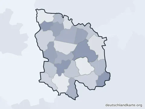 Vorschau: Ortskarte vom Landkreis Ebersberg