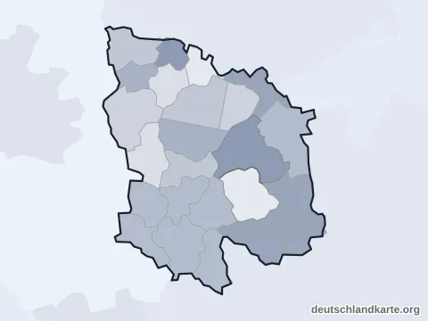 Vorschau: Verwaltungsgliederung vom Landkreis Ebersberg