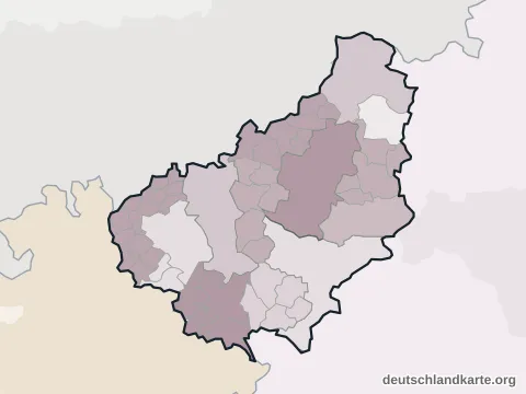 Vorschau: Verwaltungsgliederung vom Landkreis Eichsfeld
