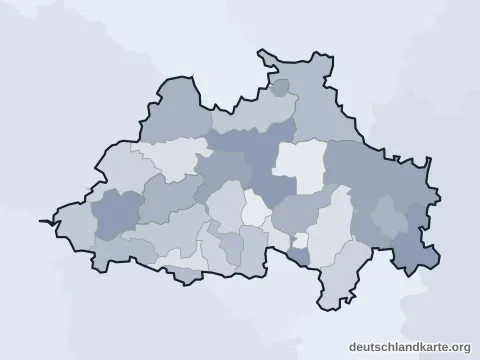 Vorschau: Ortskarte vom Landkreis Eichstätt