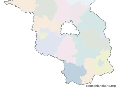 Karte: Landkreis Elbe-Elster in Brandenburg