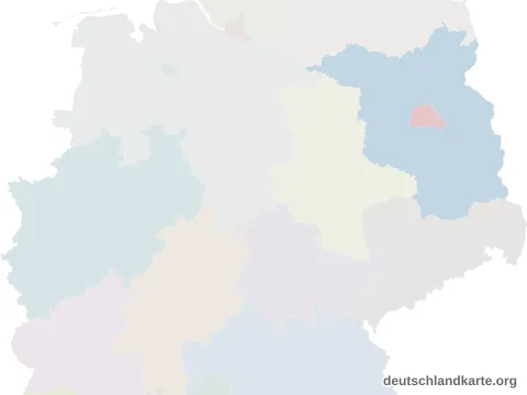 Vorschau: Lagekarte vom Landkreis Elbe-Elster