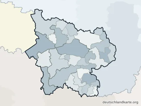 Vorschau: Ortskarte vom Landkreis Elbe-Elster