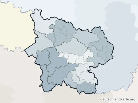 Vorschau: Verwaltungsgliederung vom Landkreis Elbe-Elster