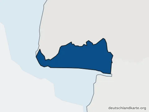 Vorschau: Einwohnerkarte von der kreisfreien Stadt Emden
