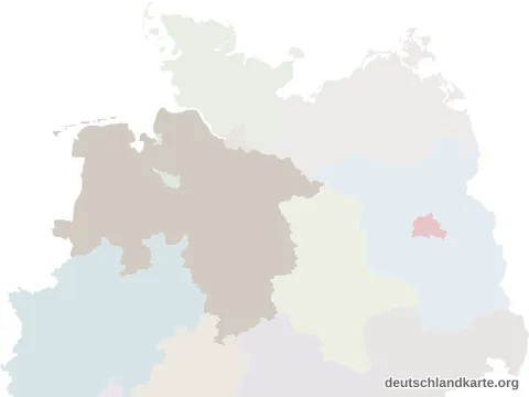 Vorschau: Lagekarte von der kreisfreien Stadt Emden