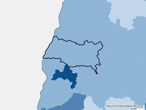 Vorschau: Bevölkerungsdichte vom Landkreis Emmendingen