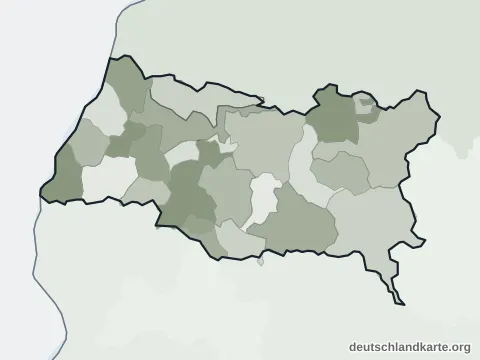 Vorschau: Ortskarte vom Landkreis Emmendingen