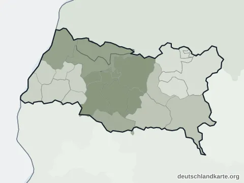 Vorschau: Verwaltungsgliederung vom Landkreis Emmendingen