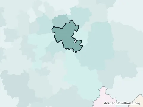 Vorschau: Nachbarkreiskarte vom Ennepe-Ruhr-Kreis