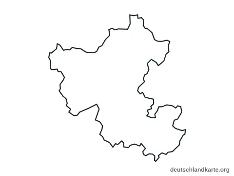 Vorschau: Umrisskarte vom Ennepe-Ruhr-Kreis