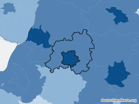 Vorschau: Bevölkerungsdichte vom Enzkreis