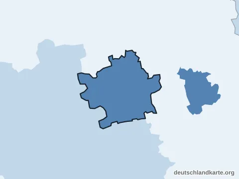 Vorschau: Bevölkerungsdichte von der kreisfreien Stadt Erfurt