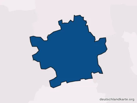 Vorschau: Einwohnerkarte von der kreisfreien Stadt Erfurt