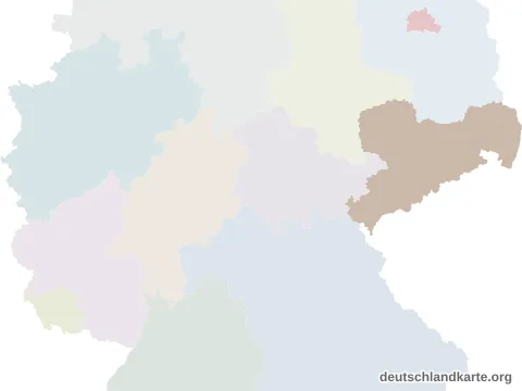 Vorschau: Lagekarte vom Erzgebirgskreis