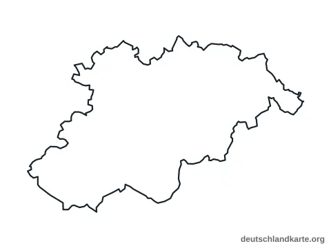 Vorschau: Umrisskarte vom Erzgebirgskreis