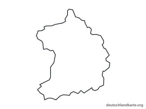 Vorschau: Umrisskarte von der kreisfreien Stadt Essen