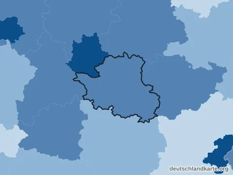 Vorschau: Bevölkerungsdichte vom Landkreis Esslingen