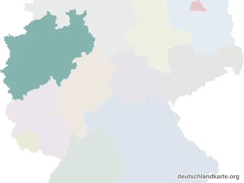 Vorschau: Lagekarte vom Kreis Euskirchen
