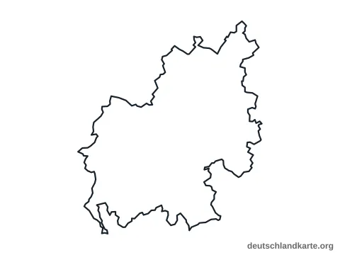 Vorschau: Umrisskarte vom Kreis Euskirchen