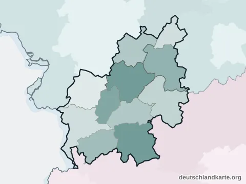 Vorschau: Verwaltungsgliederung vom Kreis Euskirchen