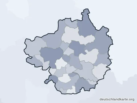 Vorschau: Ortskarte vom Landkreis Forchheim