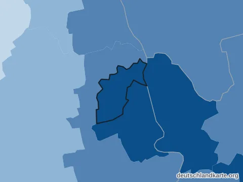 Vorschau: Bevölkerungsdichte von der kreisfreien Stadt Frankenthal (Pfalz)