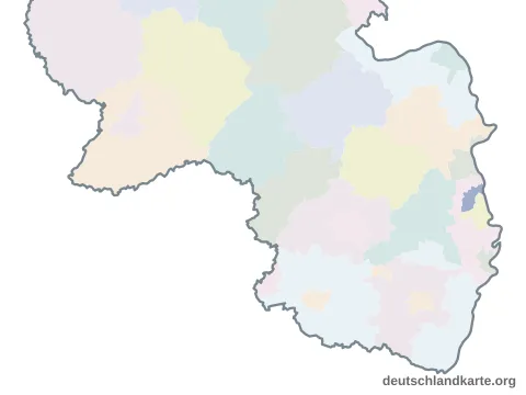 Vorschau: Karte im Bundesland von der kreisfreien Stadt Frankenthal (Pfalz)