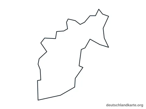 Vorschau: Umrisskarte von der kreisfreien Stadt Frankenthal (Pfalz)
