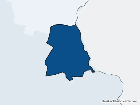 Vorschau: Einwohnerkarte von der kreisfreien Stadt Frankfurt (Oder)