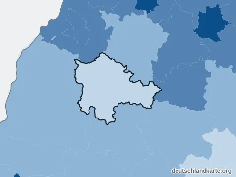 Vorschau: Bevölkerungsdichte vom Landkreis Freudenstadt