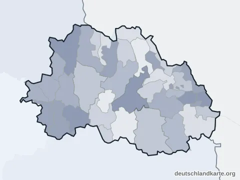 Vorschau: Verwaltungsgliederung vom Landkreis Freyung-Grafenau