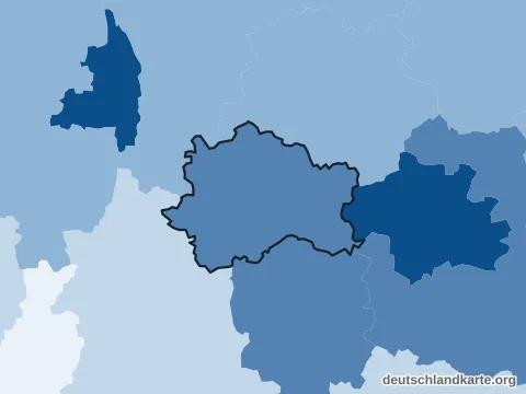 Vorschau: Bevölkerungsdichte vom Landkreis Fürstenfeldbruck